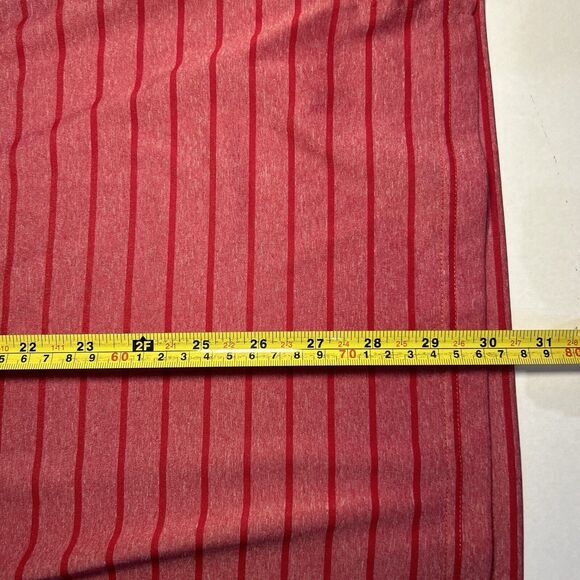 Oakley Mens Polo XL Extra Large Red Striped Short Sleeve Golf Casual Shirt - Picture 6 of 6